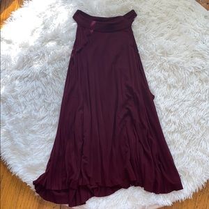 Maroon flare tank